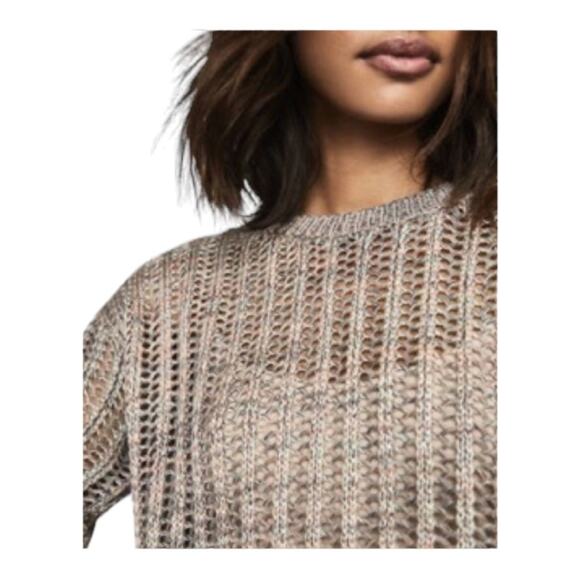 Reiss Poly Space-Dye Open Knit Sweater size Small - Picture 3 of 12